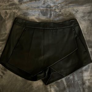 Express Leather Skort